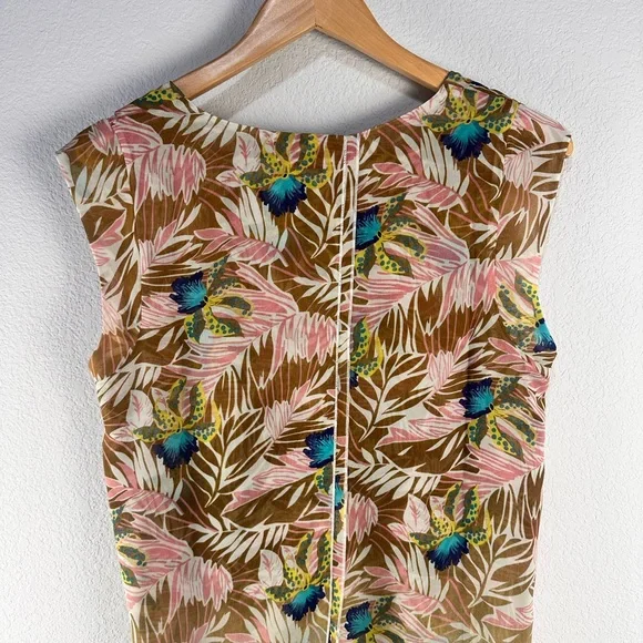 Cabi Parlor Tropical Print Top Sz M‎ - Picture 5 of 6